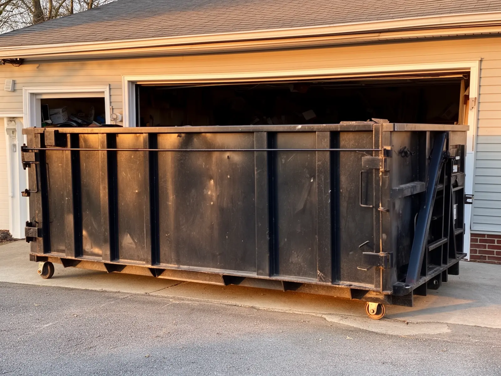 Roll-off dumpster from Blue Collar Dumpsters in Adams, MA